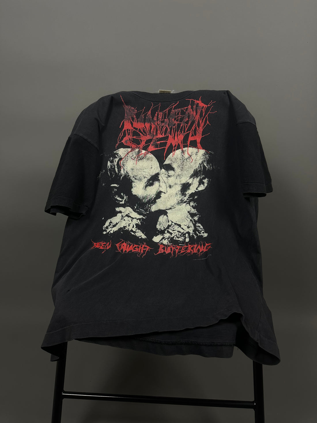 1991年 バターを塗っているところを目撃されたという強烈な悪臭のヴィンテージTシャツ