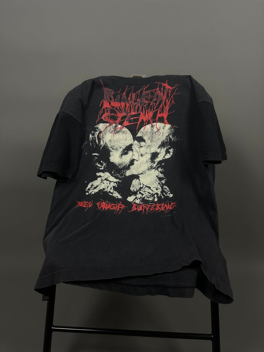 1991年 バターを塗っているところを目撃されたという強烈な悪臭のヴィンテージTシャツ
