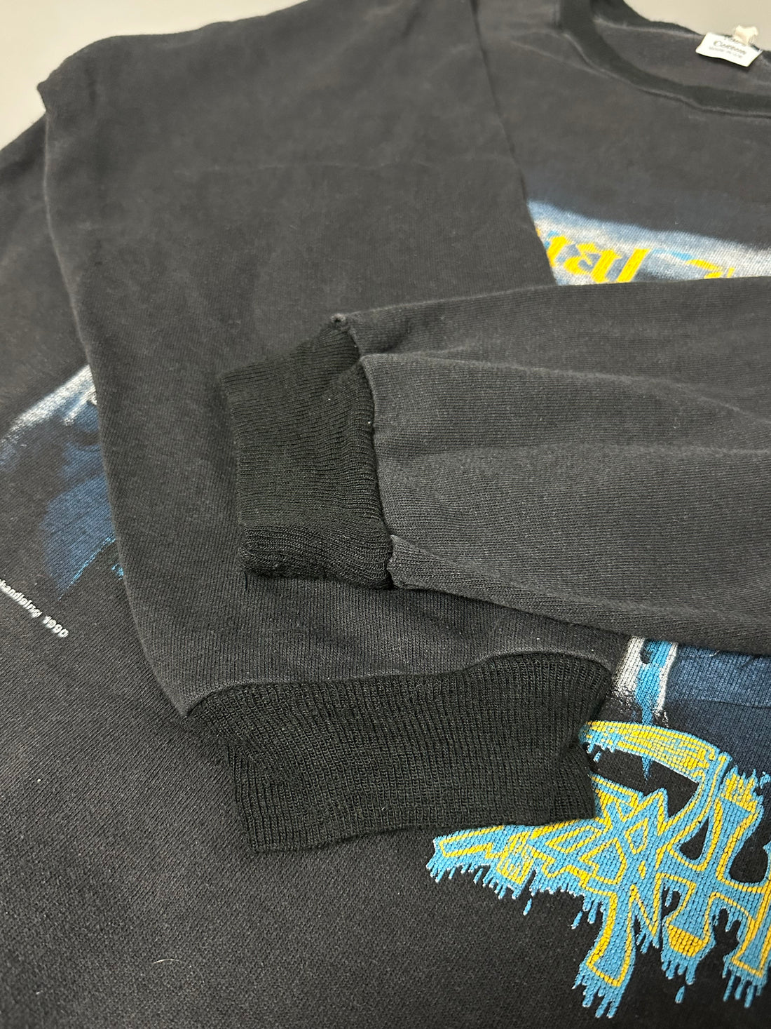 Vintage 1990 Death Spiritual Healing Sweater