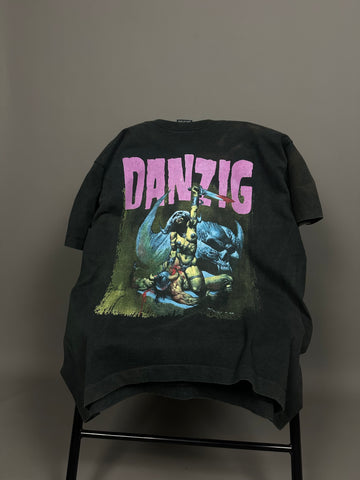 1992年ヴィンテージ ダンジグ ハウ・ザ・ゴッド・キルズ Tシャツ