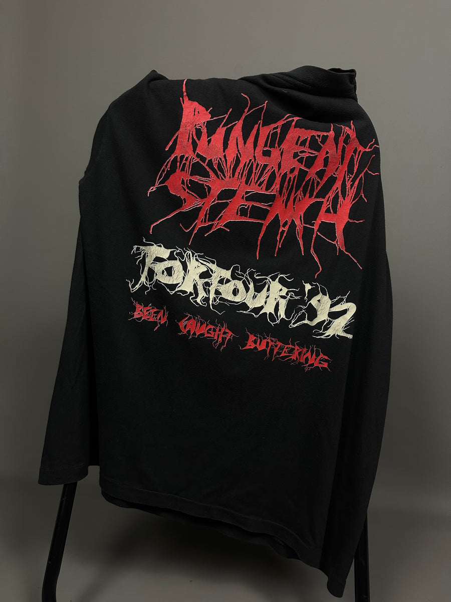 1991年ヴィンテージ「Pungent Stench Caught Buttering」Tシャツ