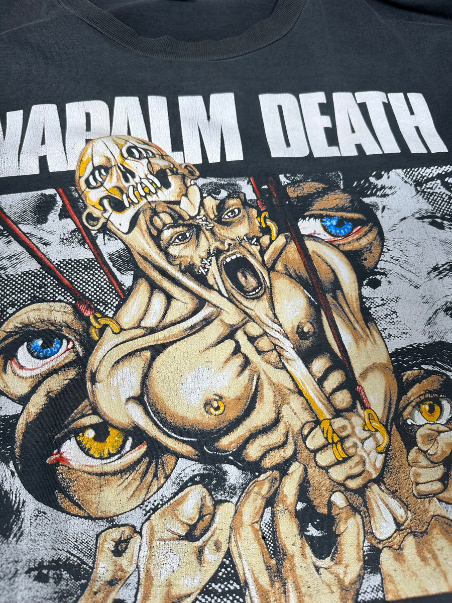 ヴィンテージ 1991 ナパーム・デス マス・アピール・マッドネス ロングスリーブ