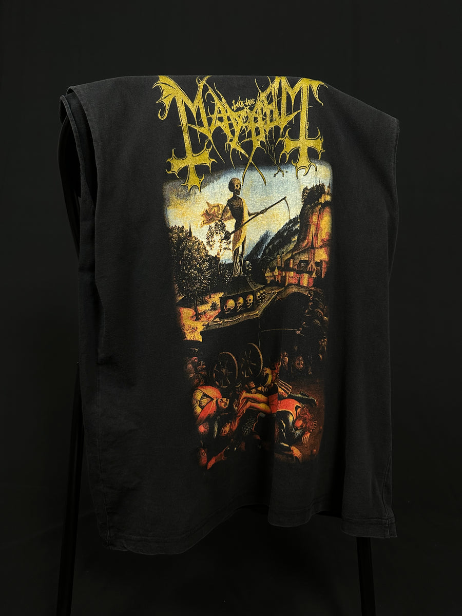 1998年製ヴィンテージ「メイヘム・リバー・オブ・ブラッド」ノースリーブTシャツ