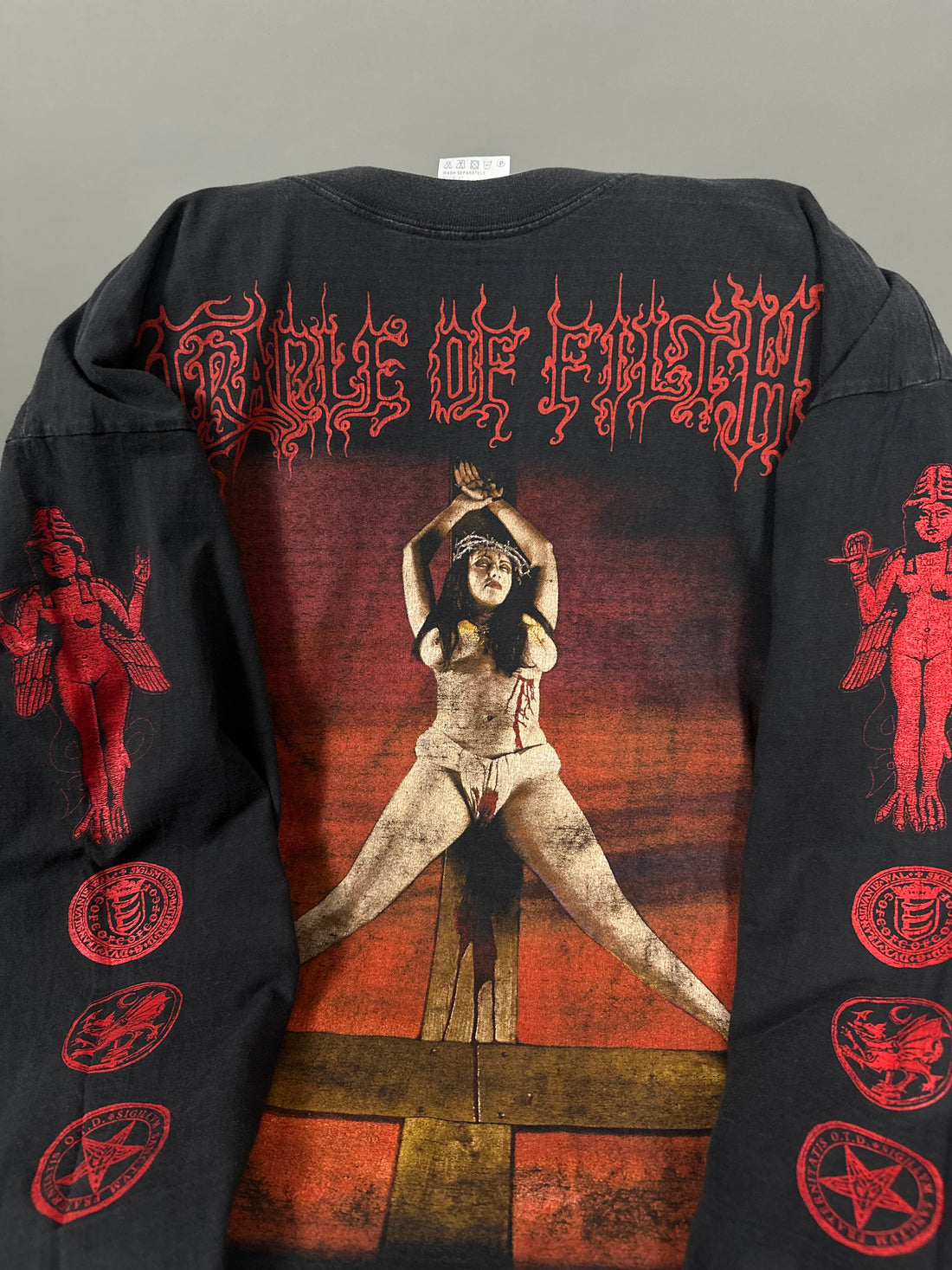 Vintage 1997 Cradle of Filth Desire Me Like Satan Longsleeve