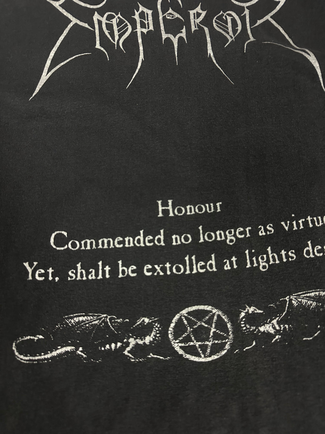 1997年ヴィンテージ皇帝崇拝Tシャツ