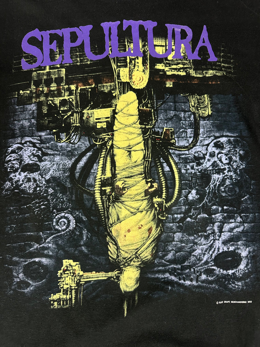 1993年ヴィンテージ セパルトゥラ カオス AD Tシャツ