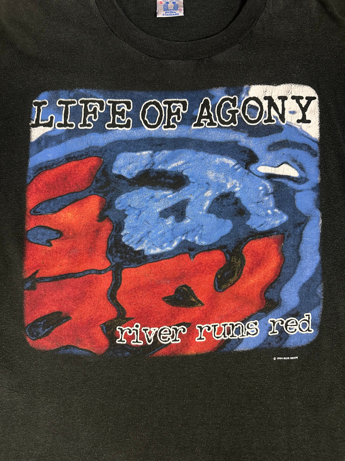 ライフ・オブ・アゴニー 1993 リバー・ランズ・レッド ヴィンテージ Tシャツ