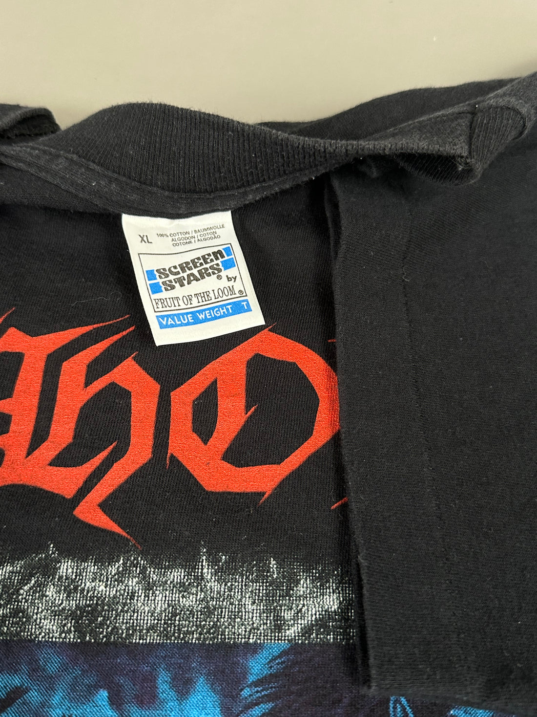 Vintage 1996 Bathory Fire On Ice T-Shirt