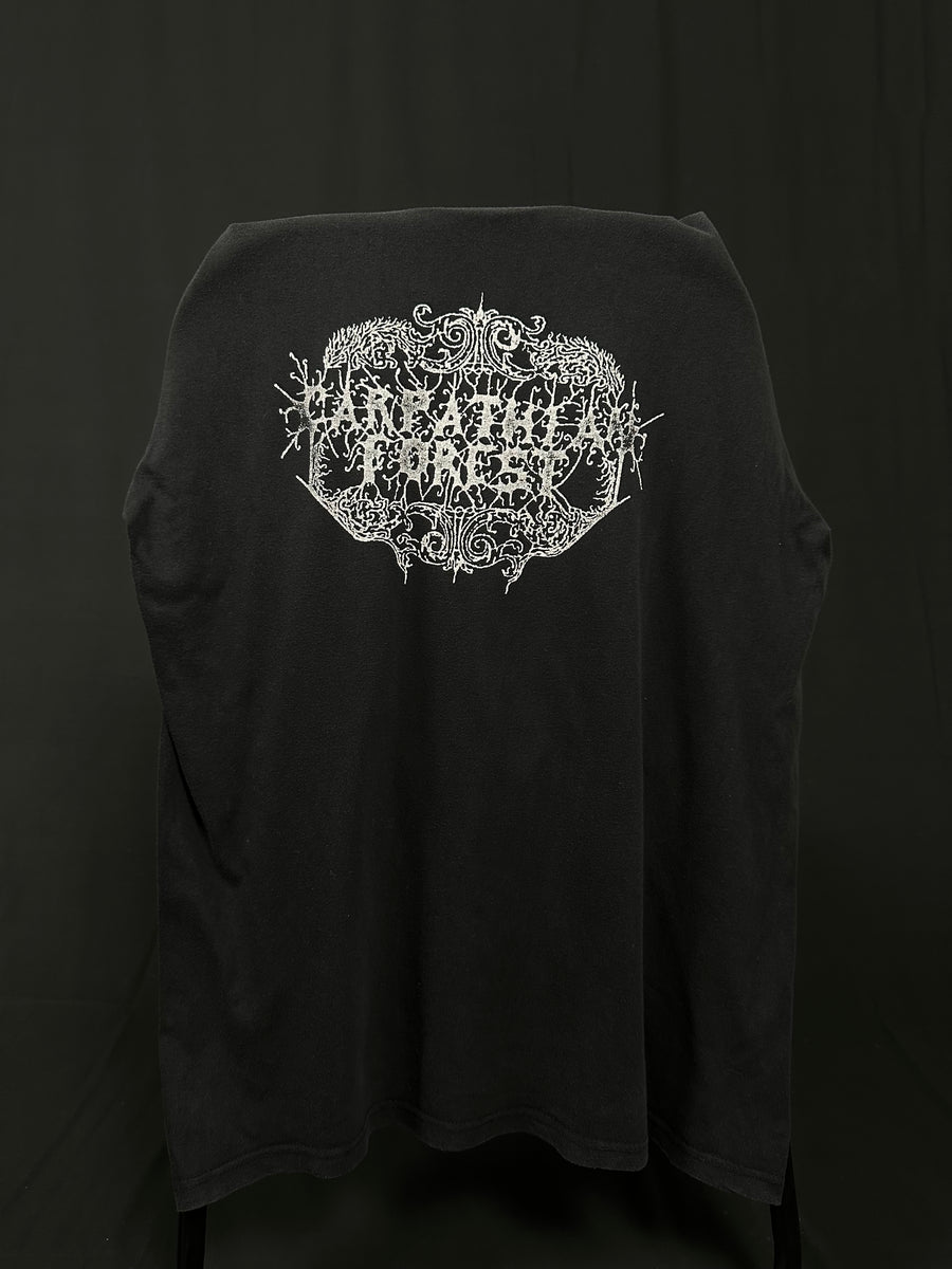 1990年代のヴィンテージ カルパティアフォレスト ブラックメタルTシャツ