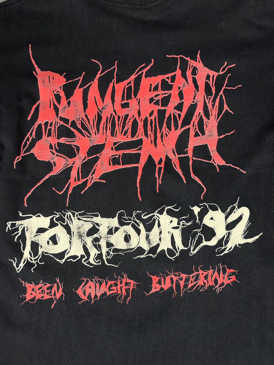 1992年ヴィンテージ「Pungent Stench Been Caught Buttering」Tシャツ
