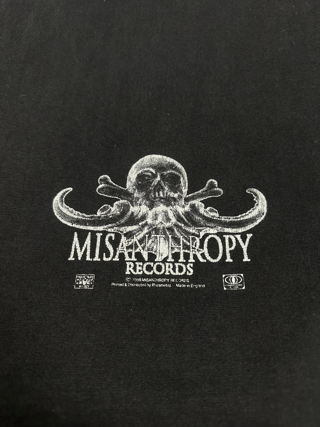 ヴィンテージ 1998 Burzum Misanthrophy ロゴ ロングスリーブ