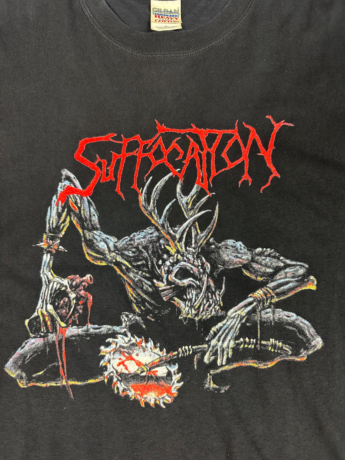 窒息 90年代 人間の排泄物 ヴィンテージ Tシャツ