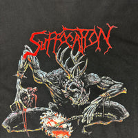 窒息 90年代 人間の排泄物 ヴィンテージ Tシャツ