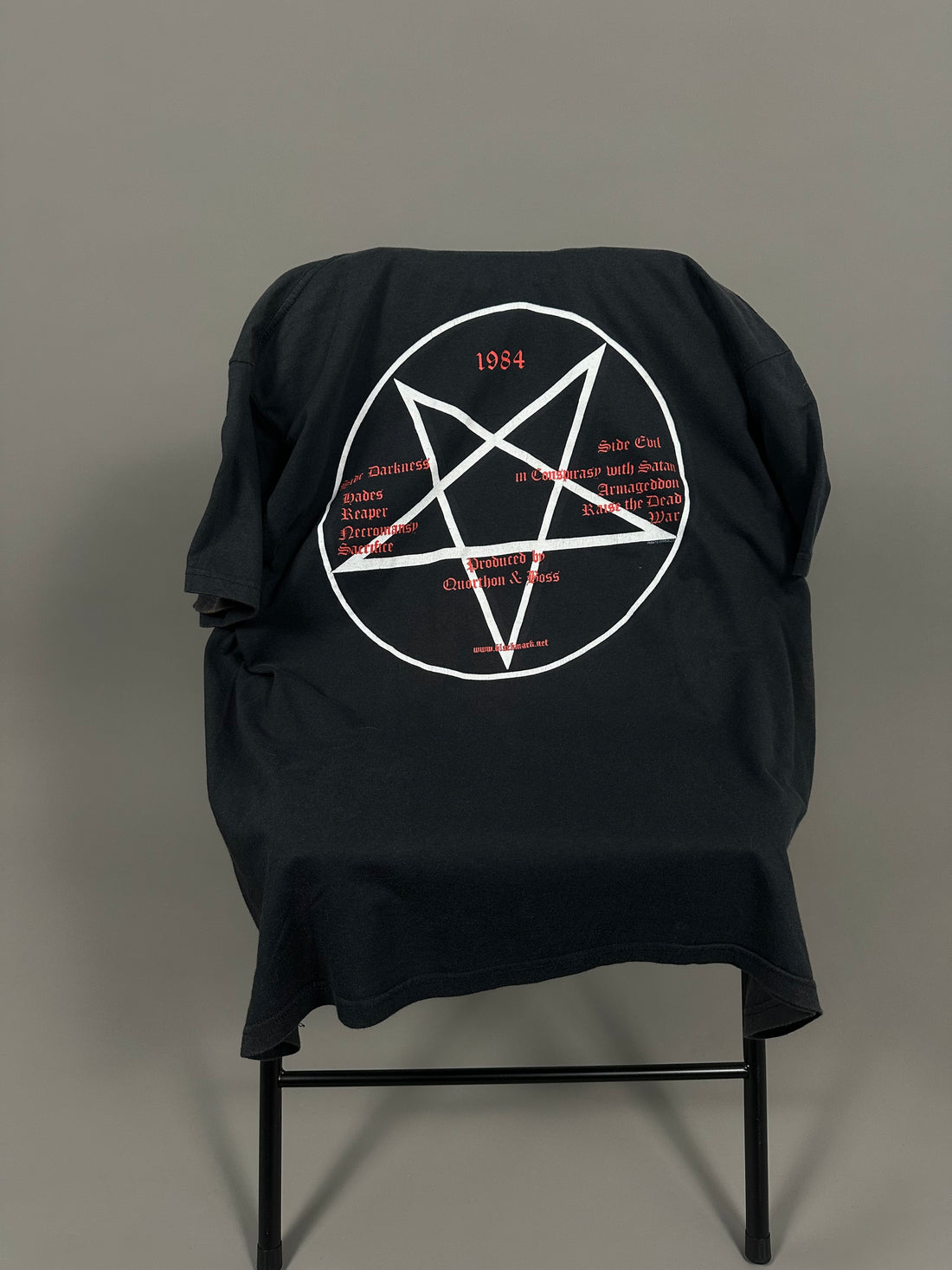 Bathory 2009 Goat Logo Black Mark T-Shirt