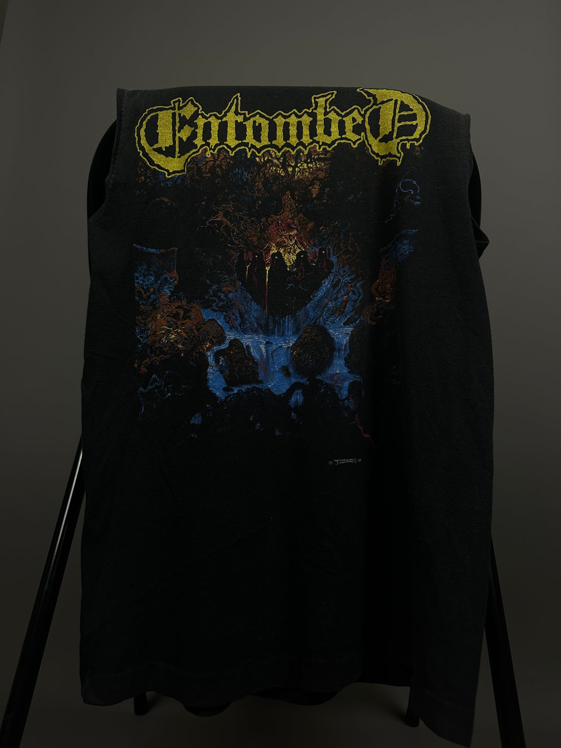 1991年ヴィンテージ エントゥームド クランデスティン タンクトップ Tシャツ