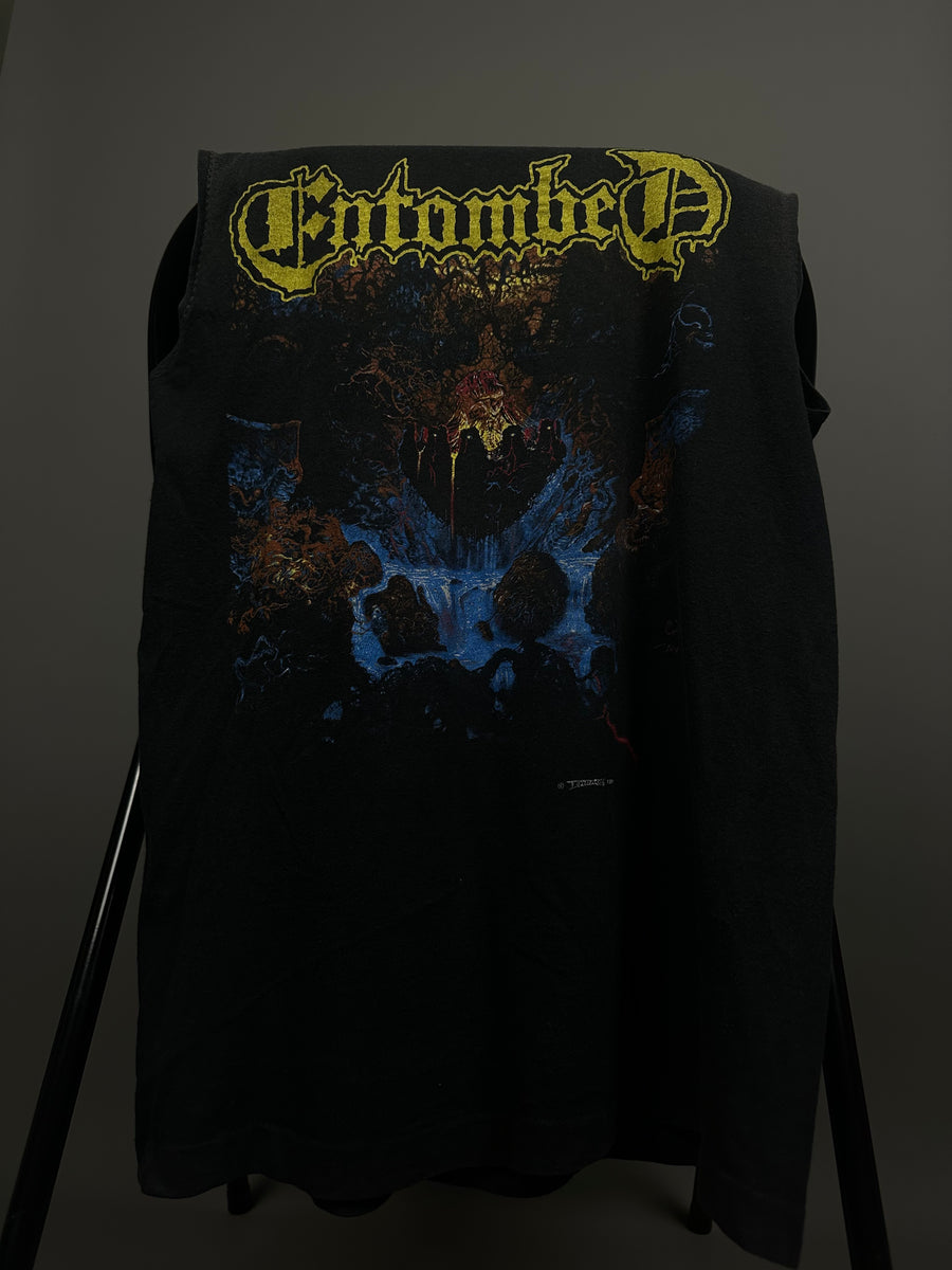 1991年ヴィンテージ エントゥームド クランデスティン タンクトップ Tシャツ