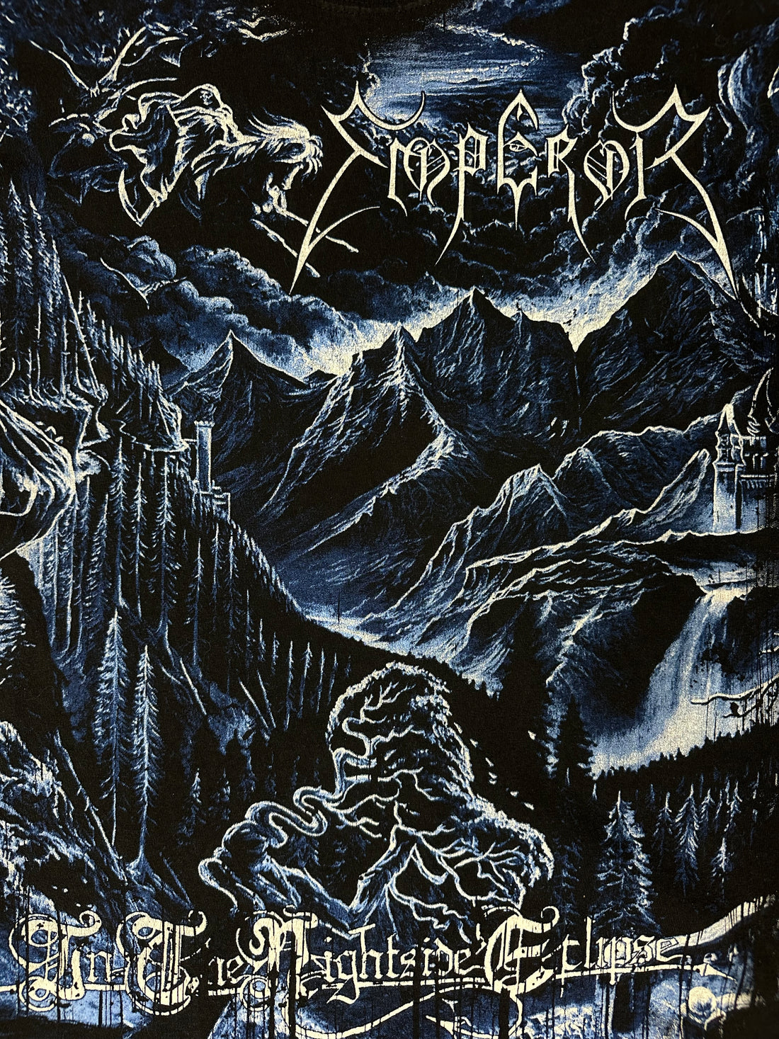 エンペラー 2000s オールオーバープリント ライダー Tシャツ