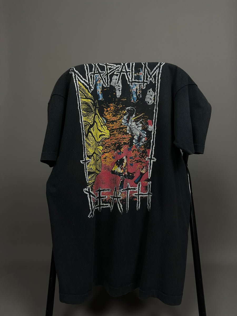 1990年製ヴィンテージ ナパーム・デス ハーモニー・コラプション Tシャツ
