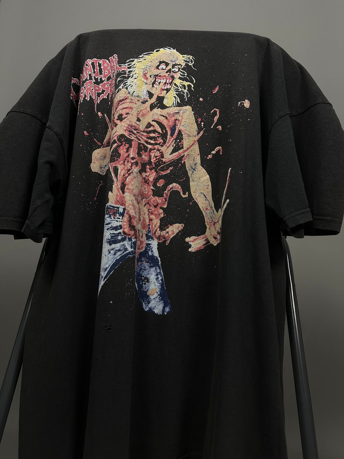 1990年代のヴィンテージ カンニバル・コープス イートン バック・トゥ・ライフ Tシャツ