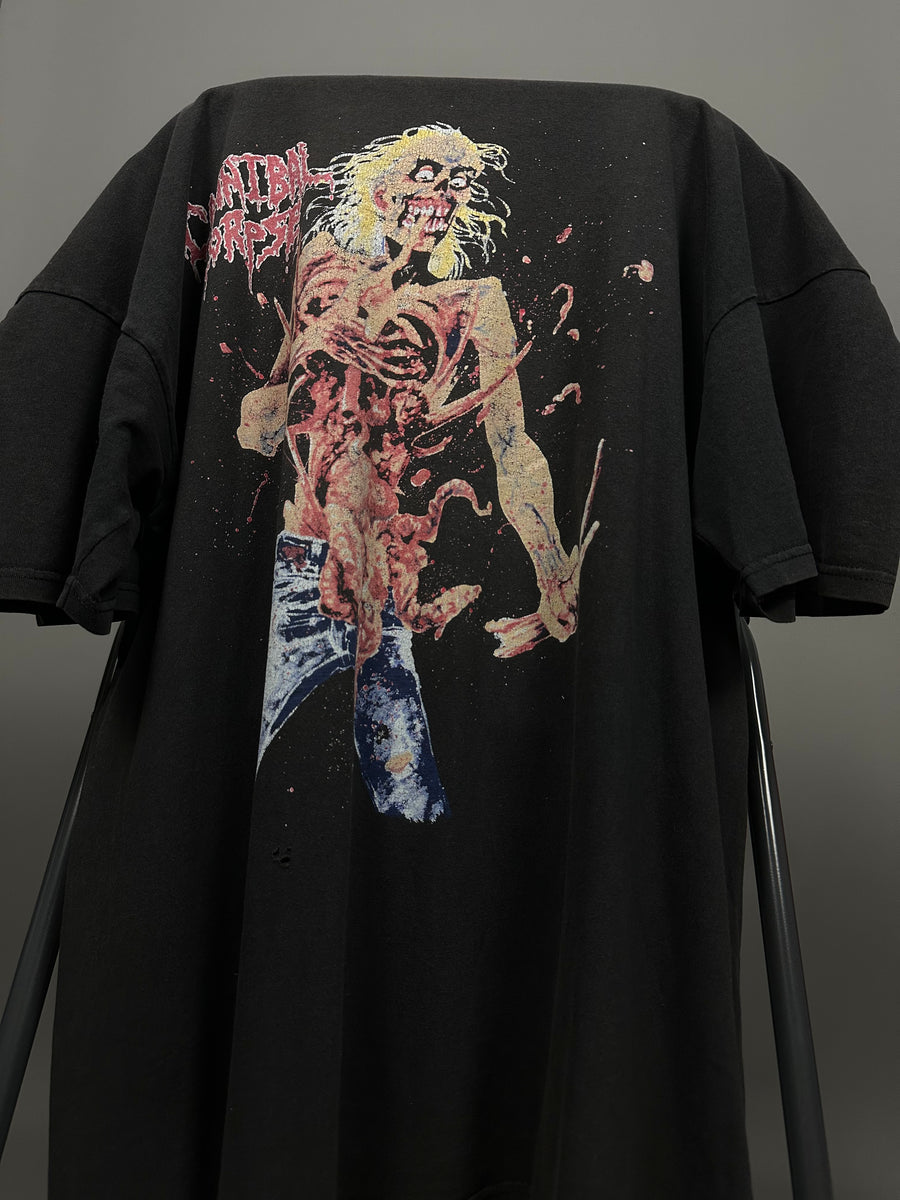 1990年代のヴィンテージ カンニバル・コープス イートン バック・トゥ・ライフ Tシャツ