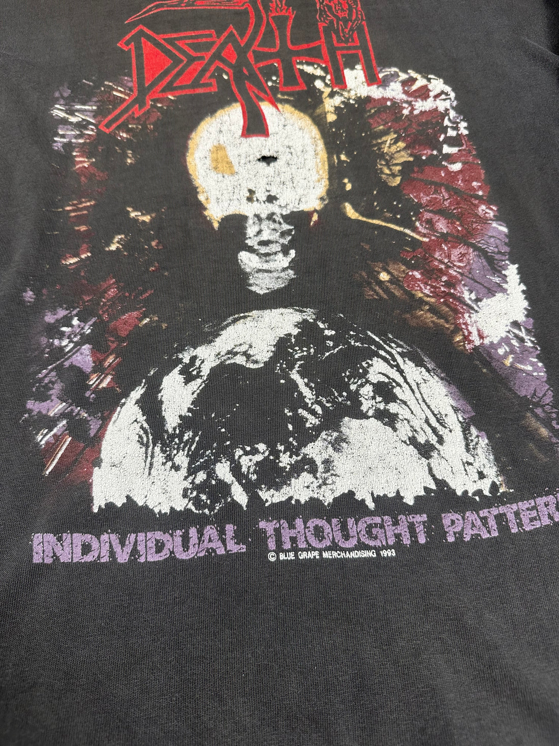 ヴィンテージ 1993 Death Individual Thought Patterns ロングスリーブ