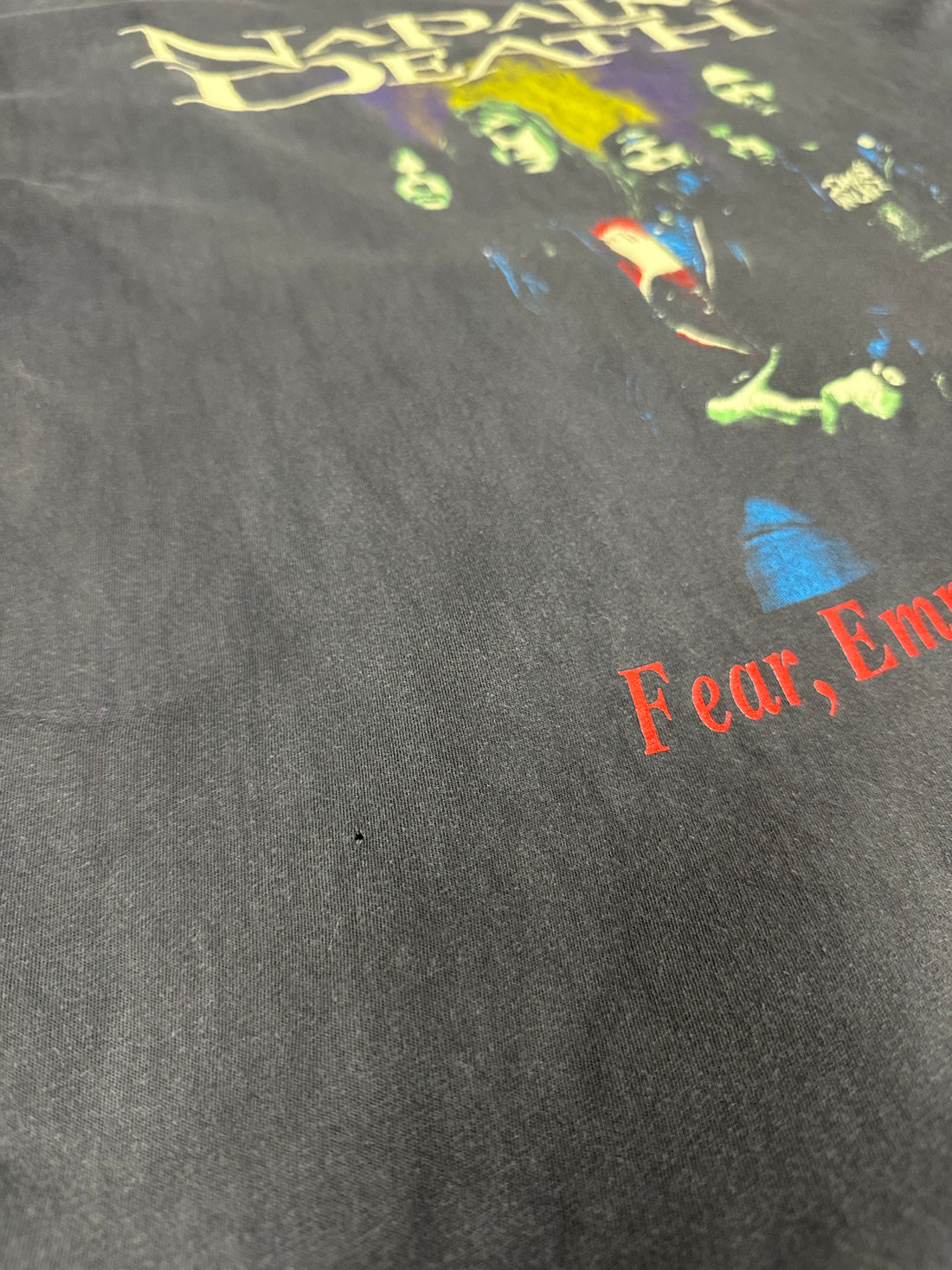 Vintage 1994 Napalm Death Fear Emptiness T-Shirt