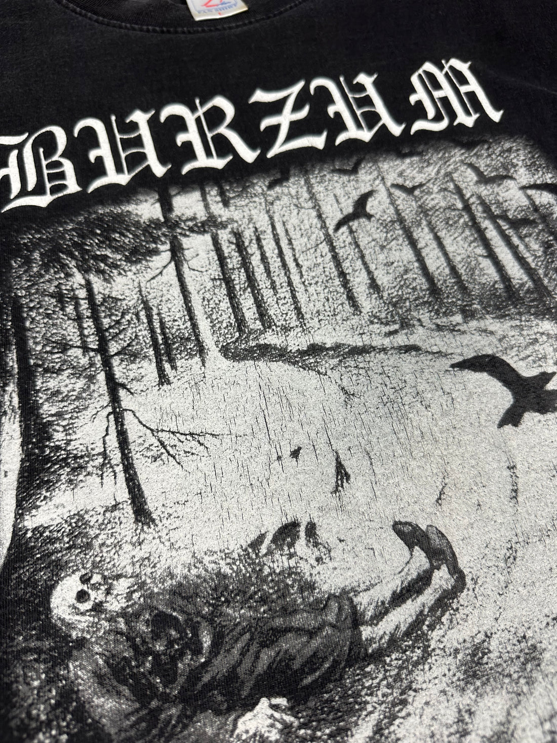 ヴィンテージ 1990 年代 Burzum Hvis Lyset Tar Oss T シャツ