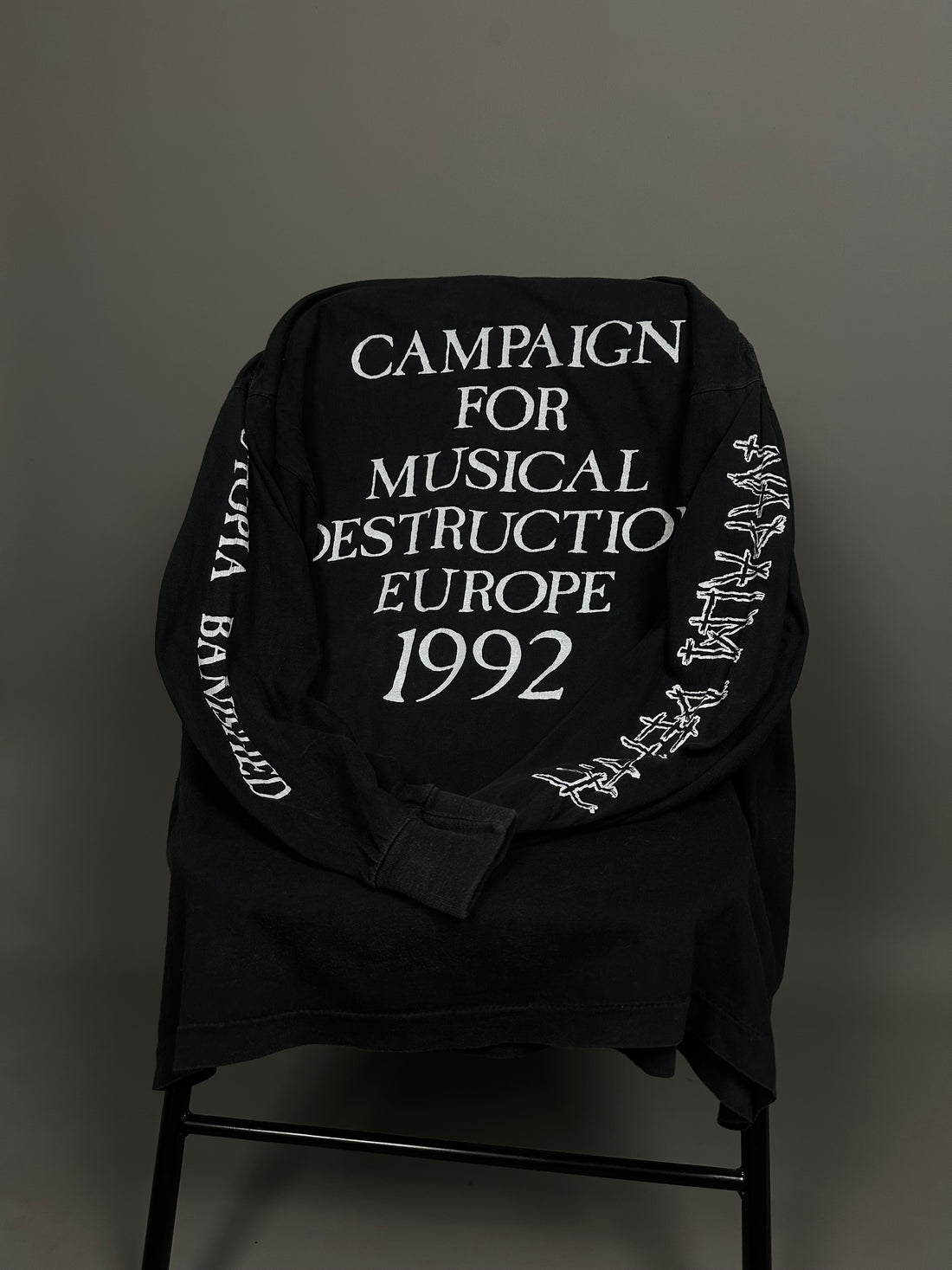 ヴィンテージ 1992 ナパーム・デス ヨーロッパツアー ロングスリーブ