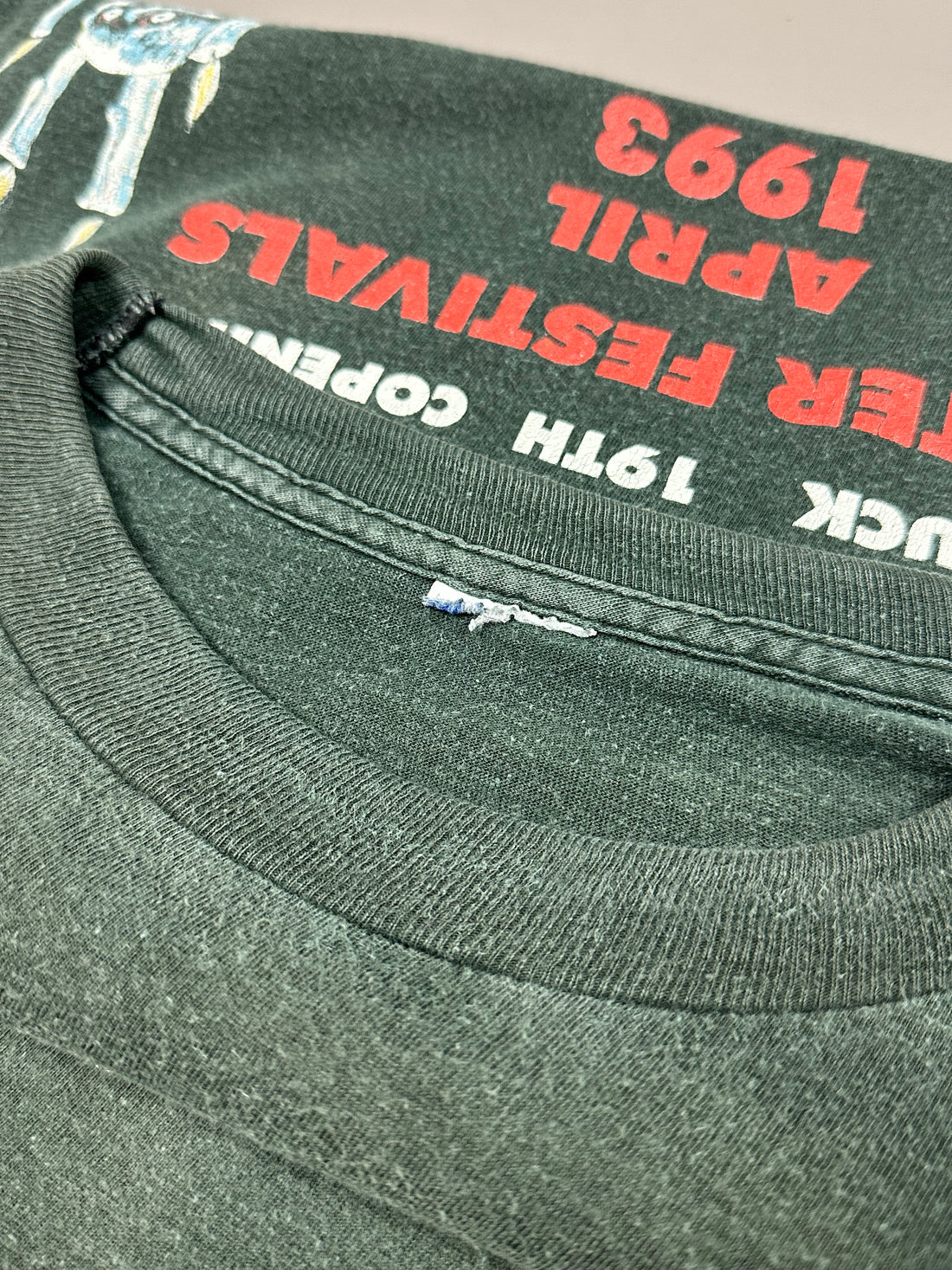 カンニバル・コープス 1993 フル・オブ・ヘイト イースター・フェスティバル ヴィンテージ Tシャツ