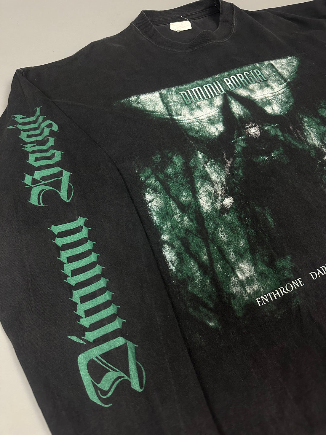 Vintage 1997 Dimmu Borgir Enthroned Darkness Longsleeve