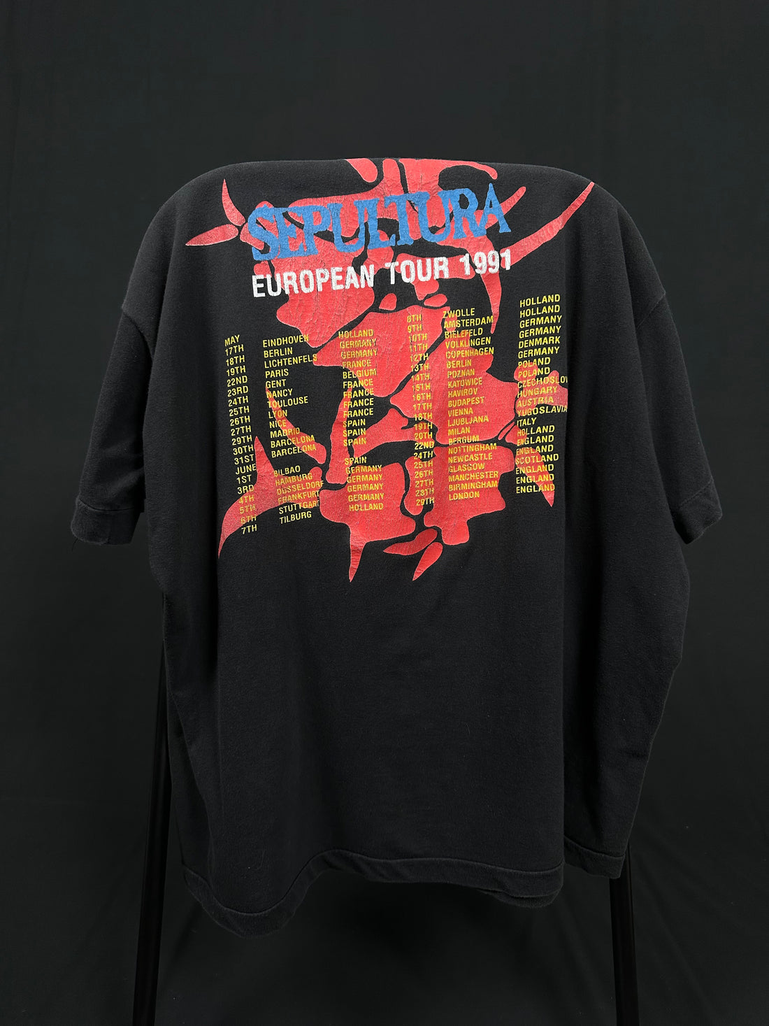 1991年製ヴィンテージ セパルトゥラ サード・ワールド・ポッセ Tシャツ