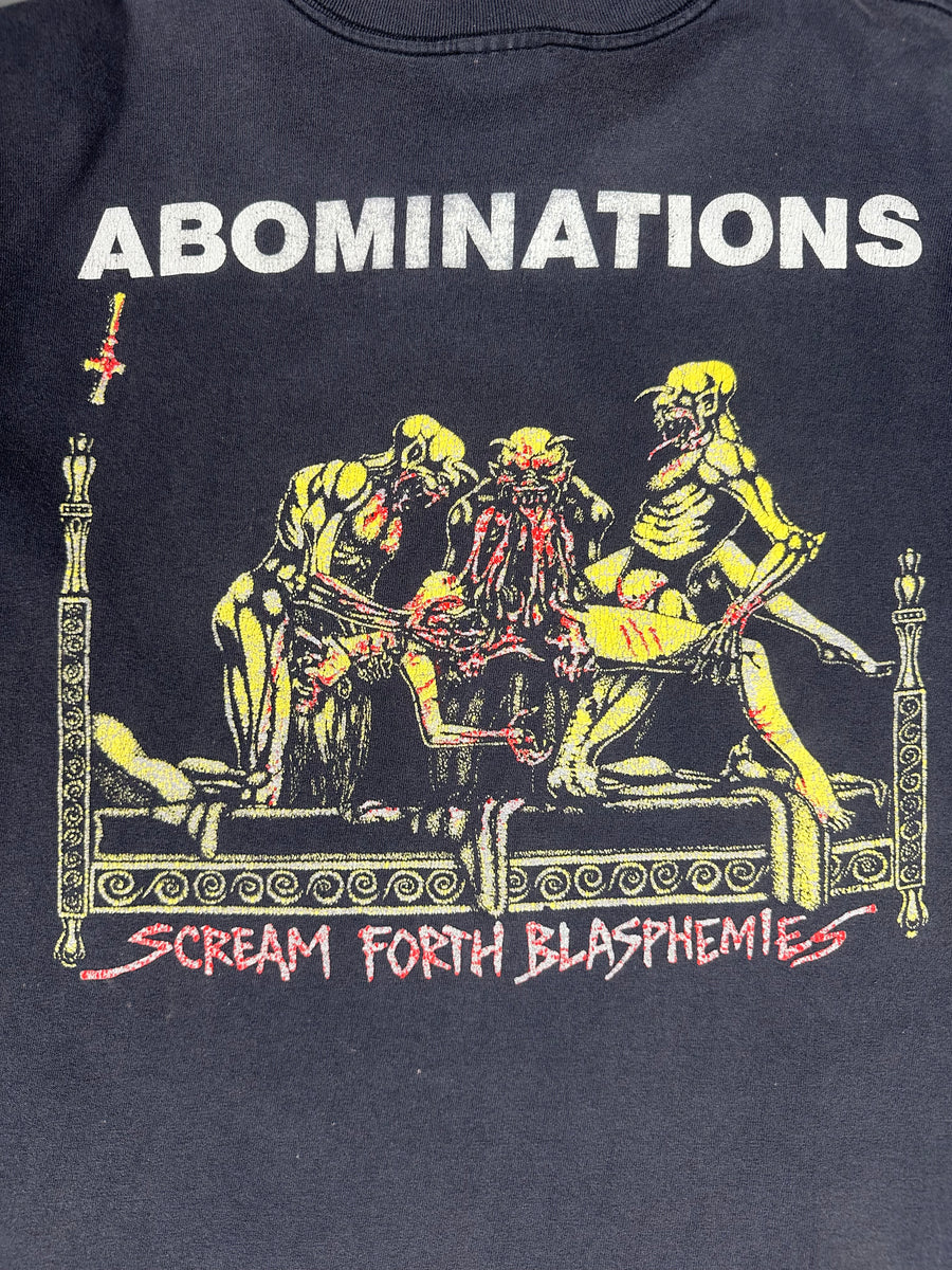 1991年ヴィンテージ モービッド・エンジェル アボミネーションズ Tシャツ