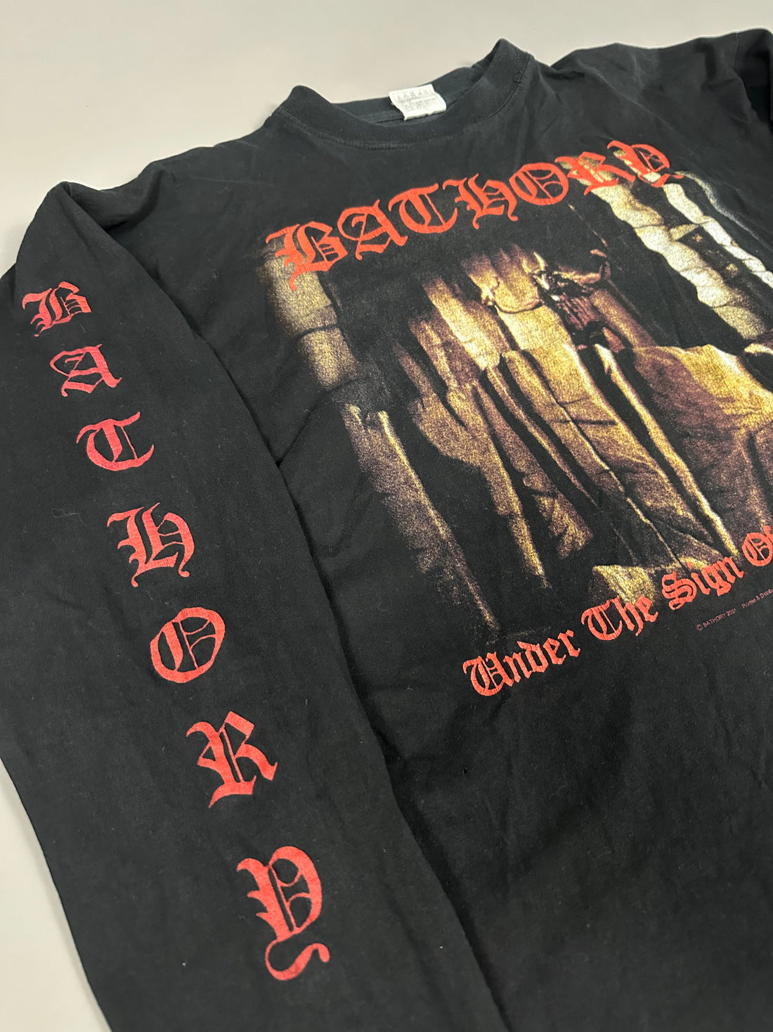 Vintage 2001 Bathory Black Mark Longsleeve
