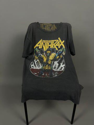 1987年ヴィンテージ アンスラックス アモング・ザ・リヴィング Tシャツ
