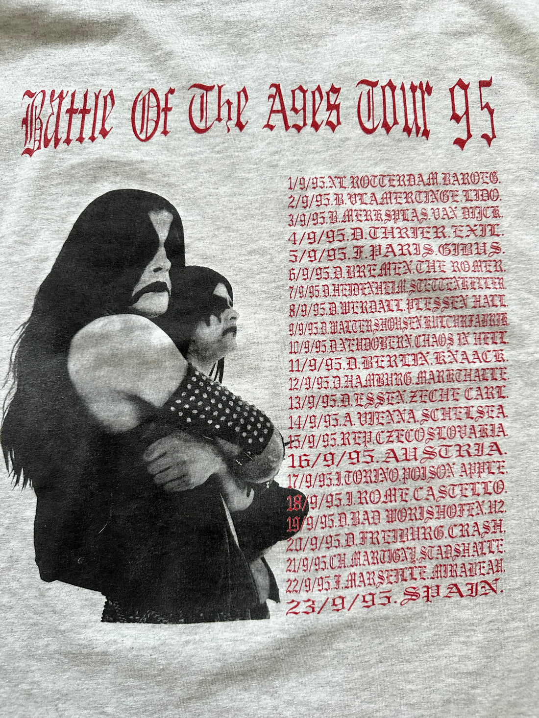 Vintage 1995 Immortal Battles Bootleg Longsleeve