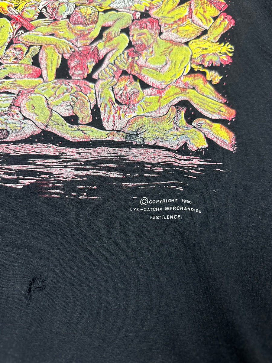ペスティレンス 1990 コンシューミング・ザ・デッド ヴィンテージ Tシャツ タンクトップ
