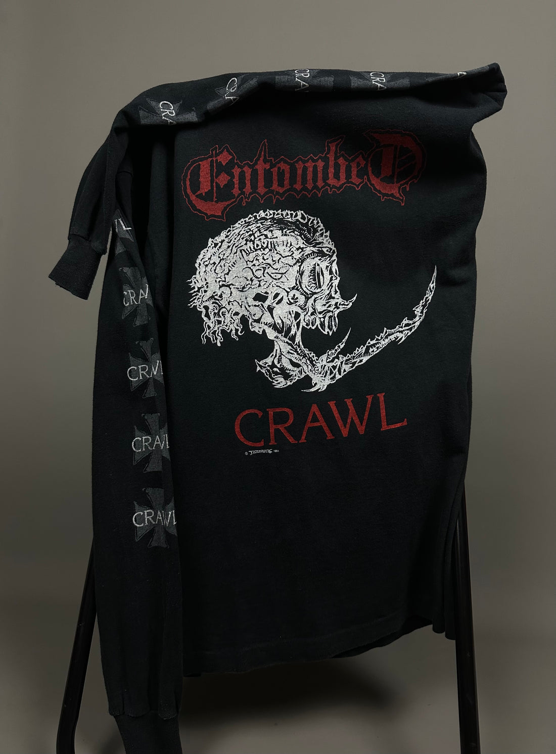 ヴィンテージ 1991 エントゥームド クロール ロングスリーブ