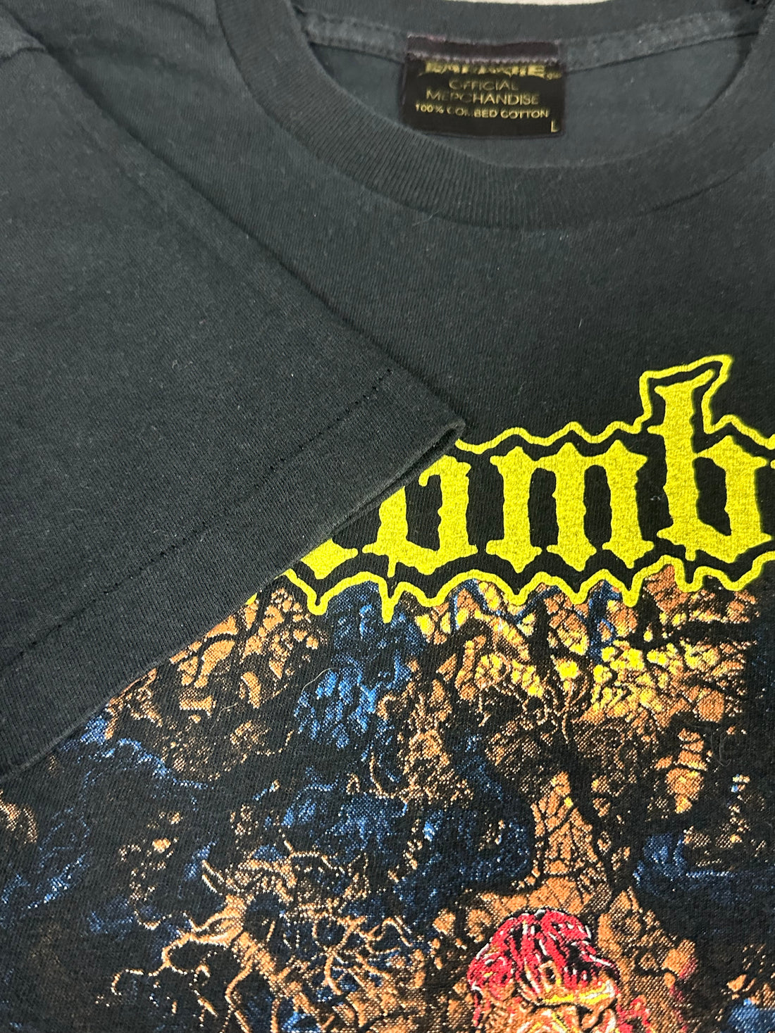 Vintage 1991 Entombed Clandestine T-Shirt