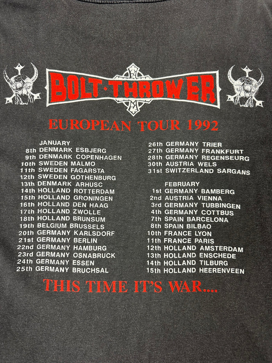 ボルトスローワー 1992 ヨーロピアンツアー ヴィンテージ Tシャツ
