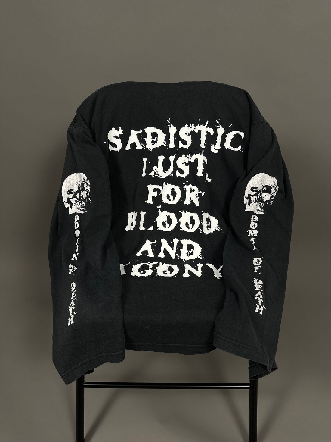 Vintage 2001 Mortician Pain Of Death Longsleeve