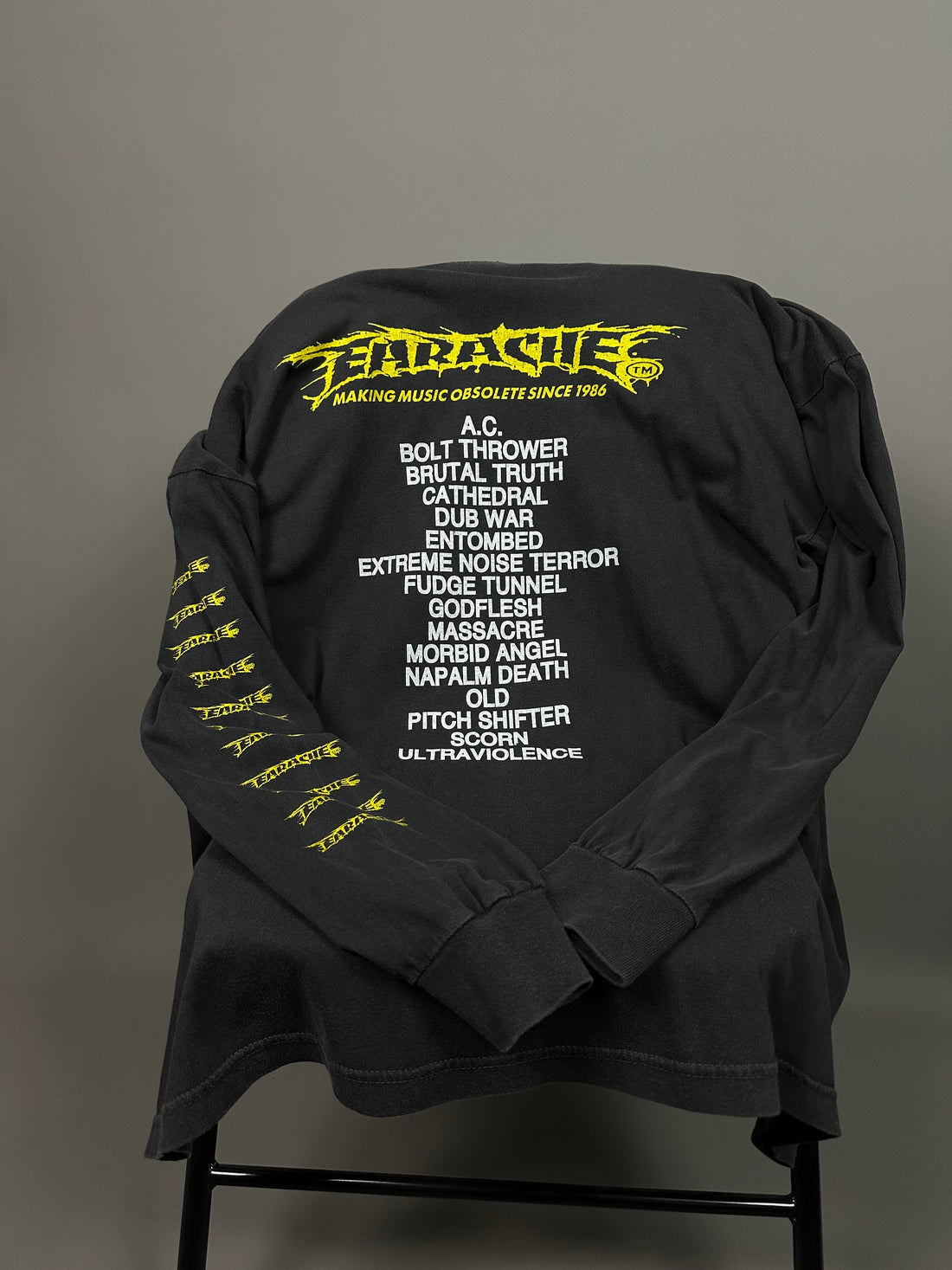 Earache 1990 Total Grind ヴィンテージ ロングスリーブ