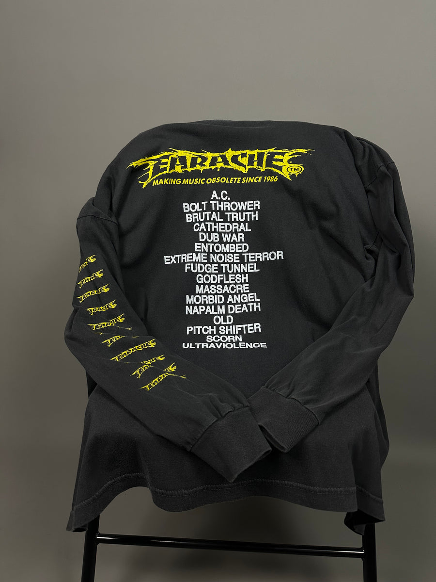 Earache 1990 Total Grind ヴィンテージ ロングスリーブ