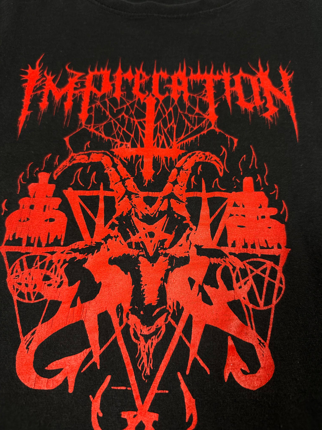 Imprecation 2000年代ブラックメタルTシャツ