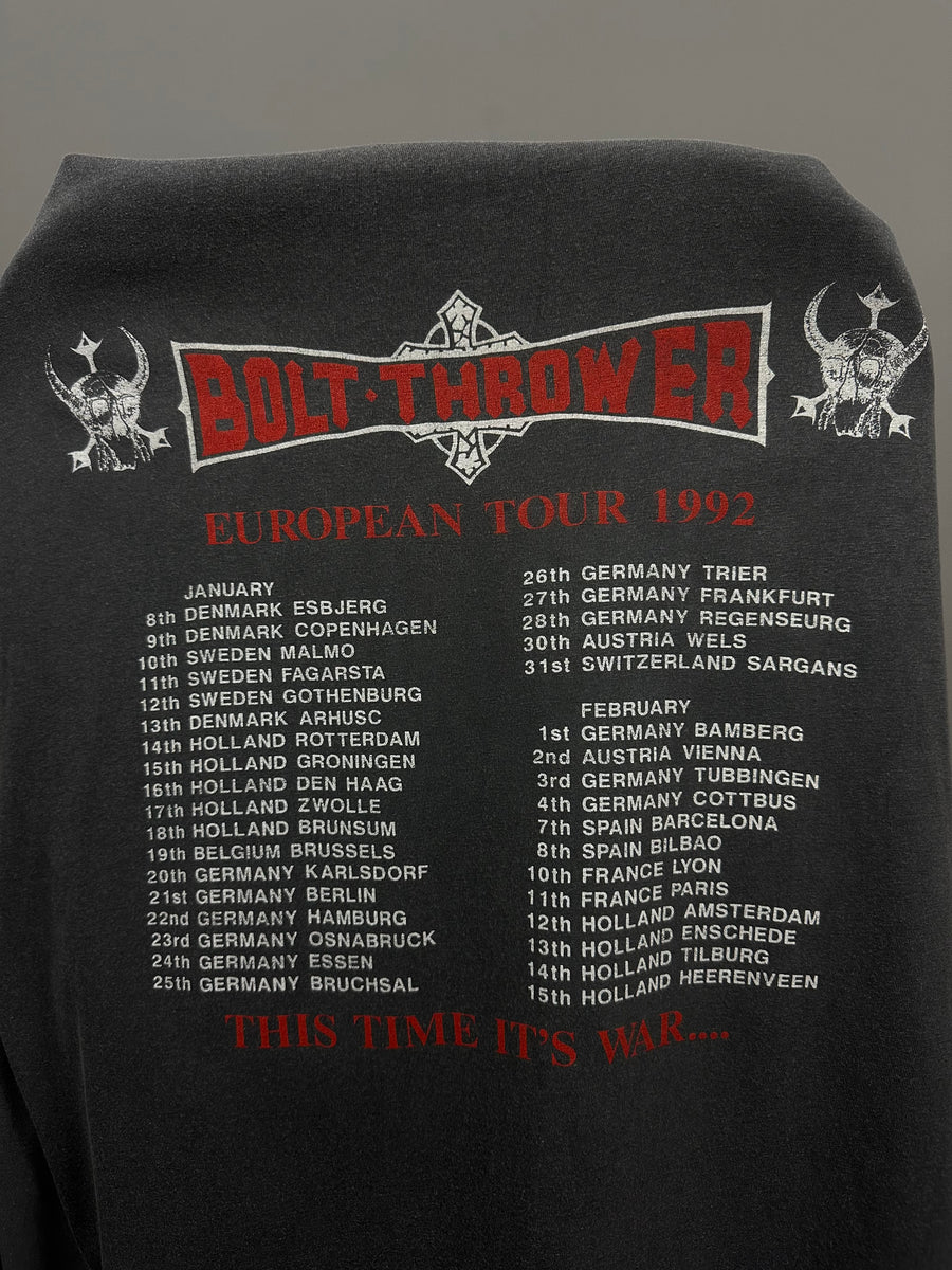 ボルトスローワー 1992 ヨーロピアンツアー ヴィンテージ Tシャツ