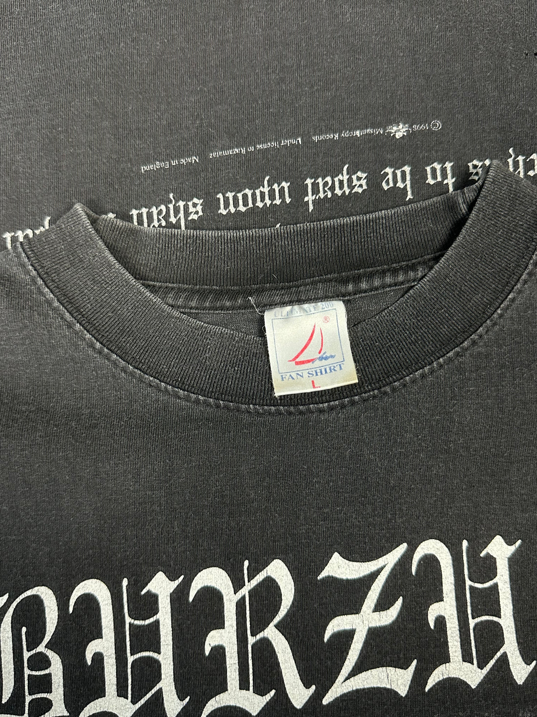 ヴィンテージ 1990 年代 Burzum Hvis Lyset Tar Oss T シャツ