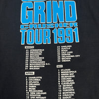 Vintage 1991 Napalm Death Grind Tour T-Shirt