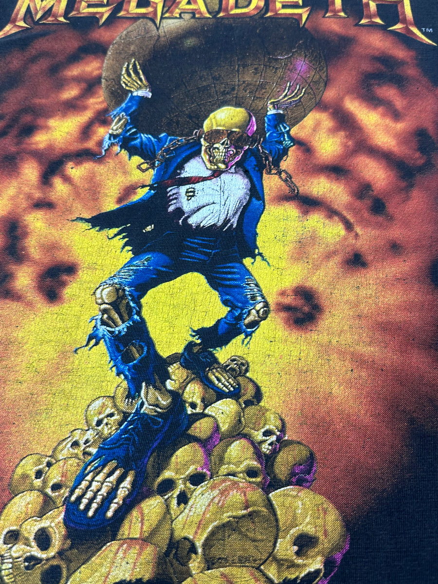 メガデス 1990 ワールドツアー ヴィンテージ Tシャツ