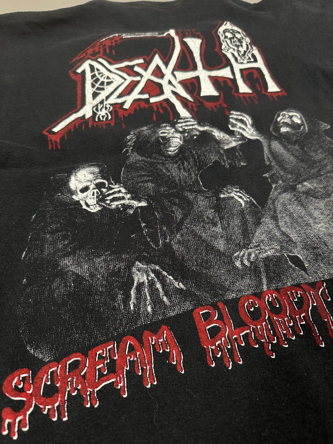 Vintage 1987 Death Scream Bloody Gore T-Shirt