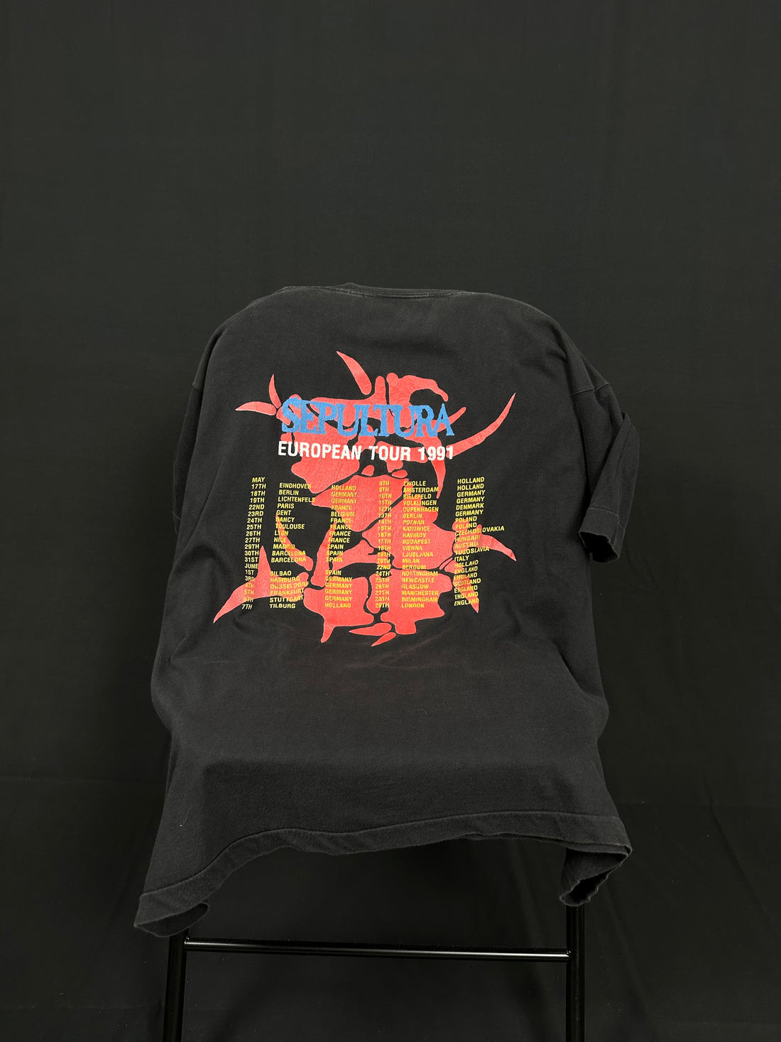 1991年製ヴィンテージ セパルトゥラ サード・ワールド・ポッセ Tシャツ