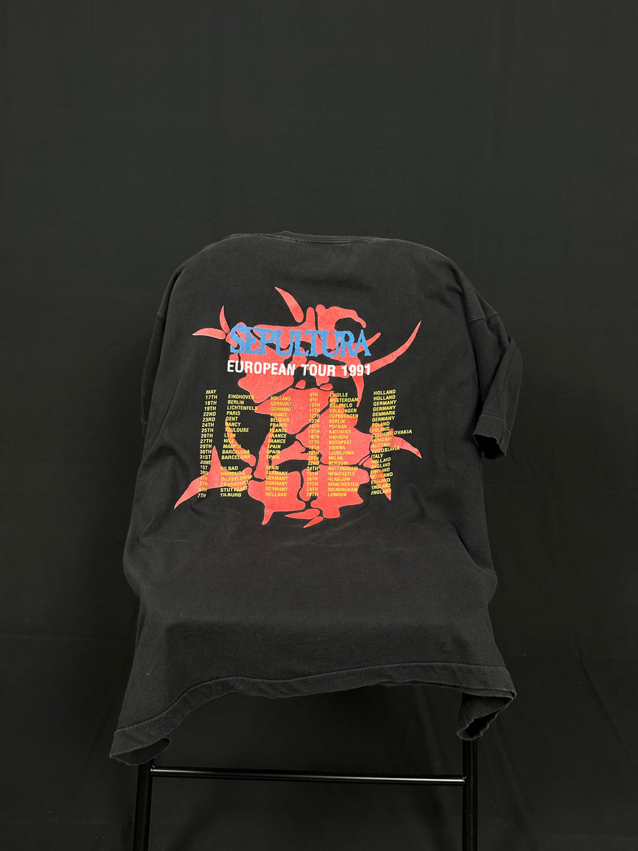 1991年製ヴィンテージ セパルトゥラ サード・ワールド・ポッセ Tシャツ